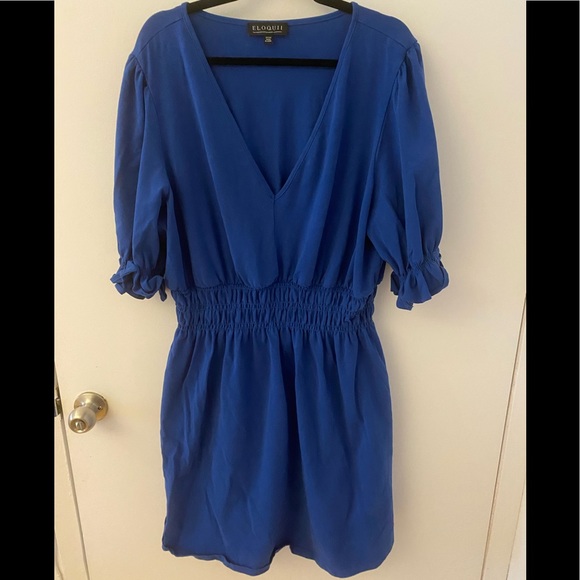 Eloquii blue dress. Size 22 24 - Picture 1 of 3